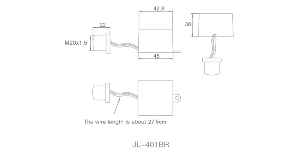 JL-401BR Separated Sensor Overview: