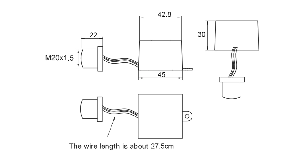 JL-411R-24D Separated Sensor, Improved Electronic Overview: