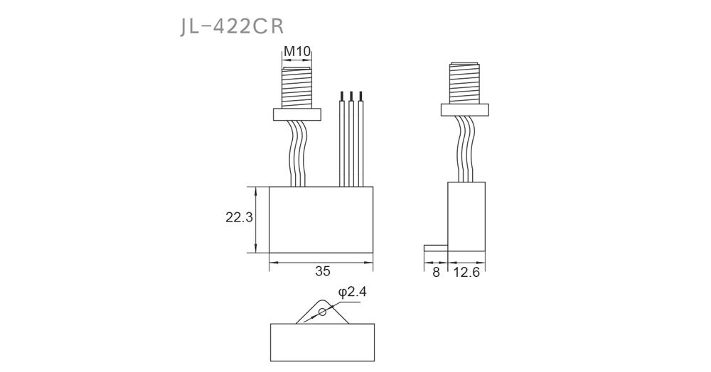 JL-422CR Separated Sensor, Miniature Overview: