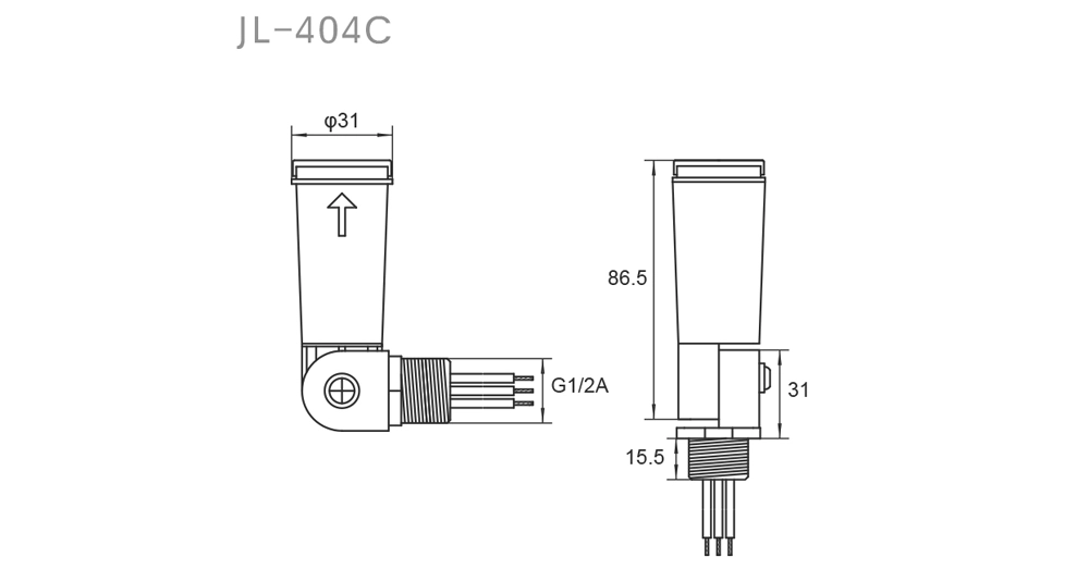 JL-404C Swiveled Wire-In Electronic Photocontrol Overview: