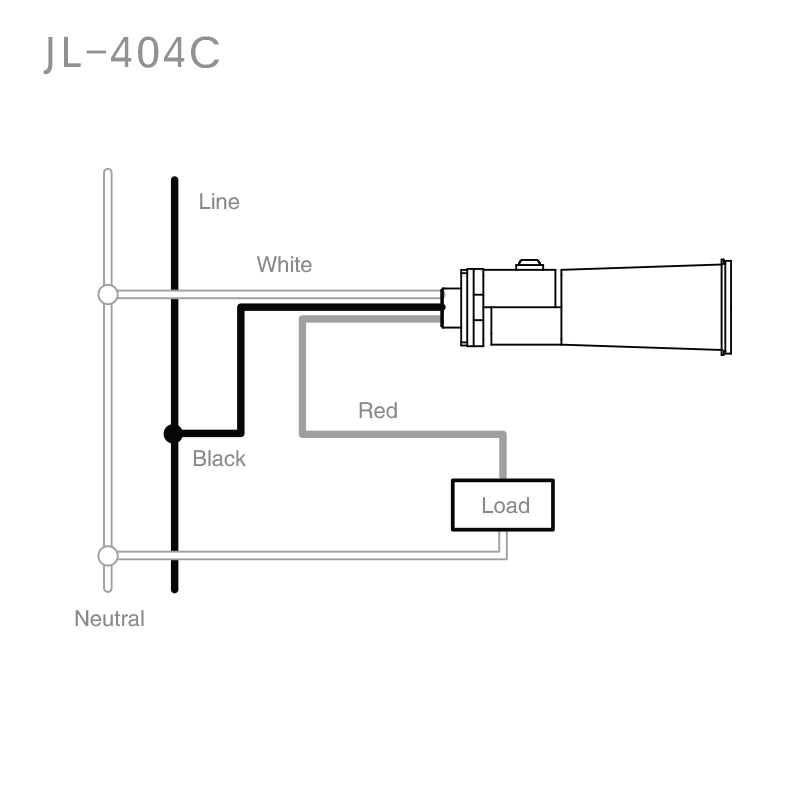 JL-404C Swiveled Wire-In Electronic Photocontrol Installation