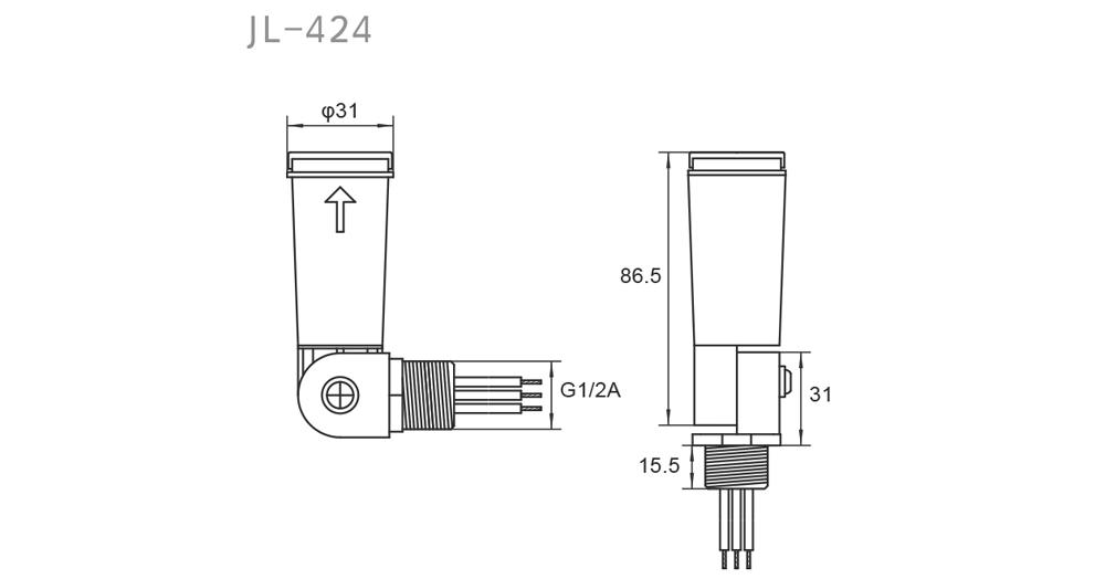 JL-424 Swiveled Wire-In Digital Photocontrol Overview: