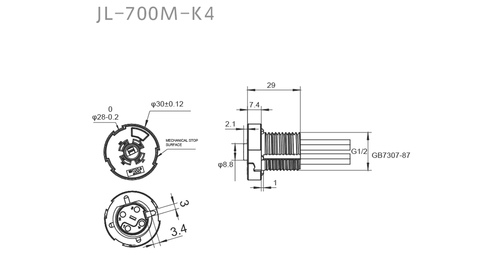 JL-700M-K4 US Version With Retainer Plate Overview: