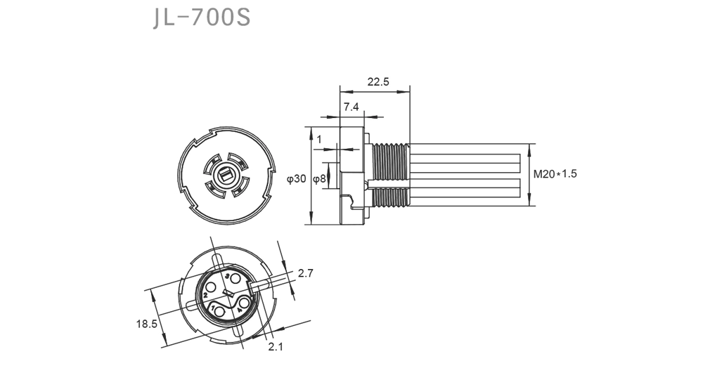 JL-700S Short Thread Overview:
