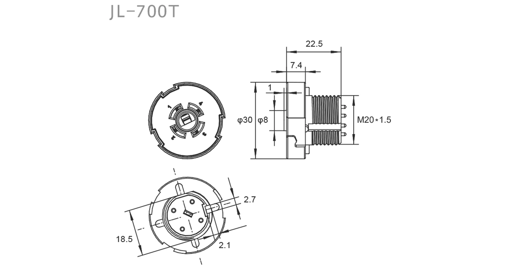 JL-700T Spring Needle Plate Overview: