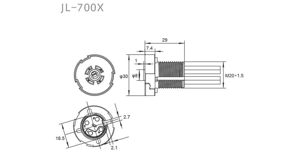 JL-700X Without Protective Cover Overview: