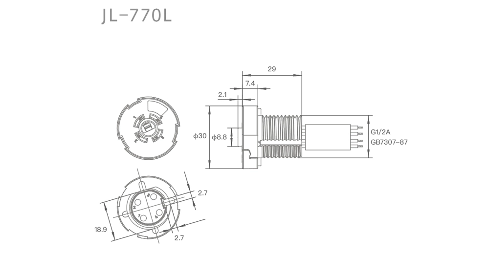 JL-770L Cables Version Overview: