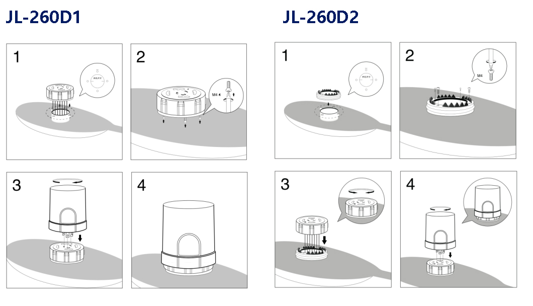 JL-260D Built-In 7-Pin NEMA Socket Installation