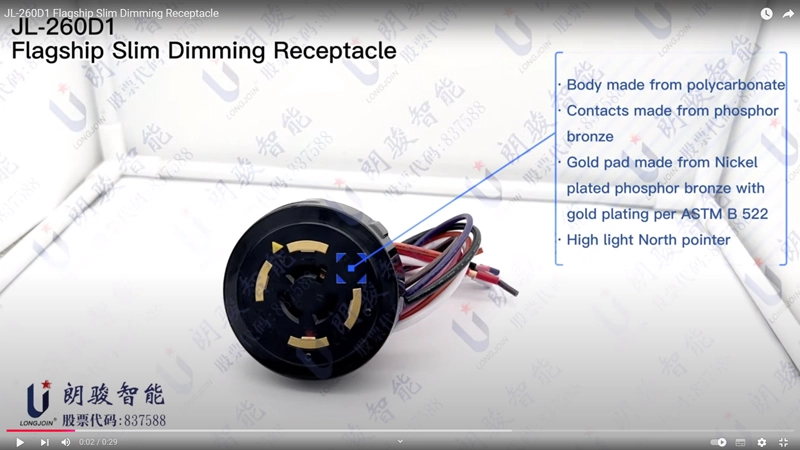JL-260D1 Flagship Slim Dimming Receptacle