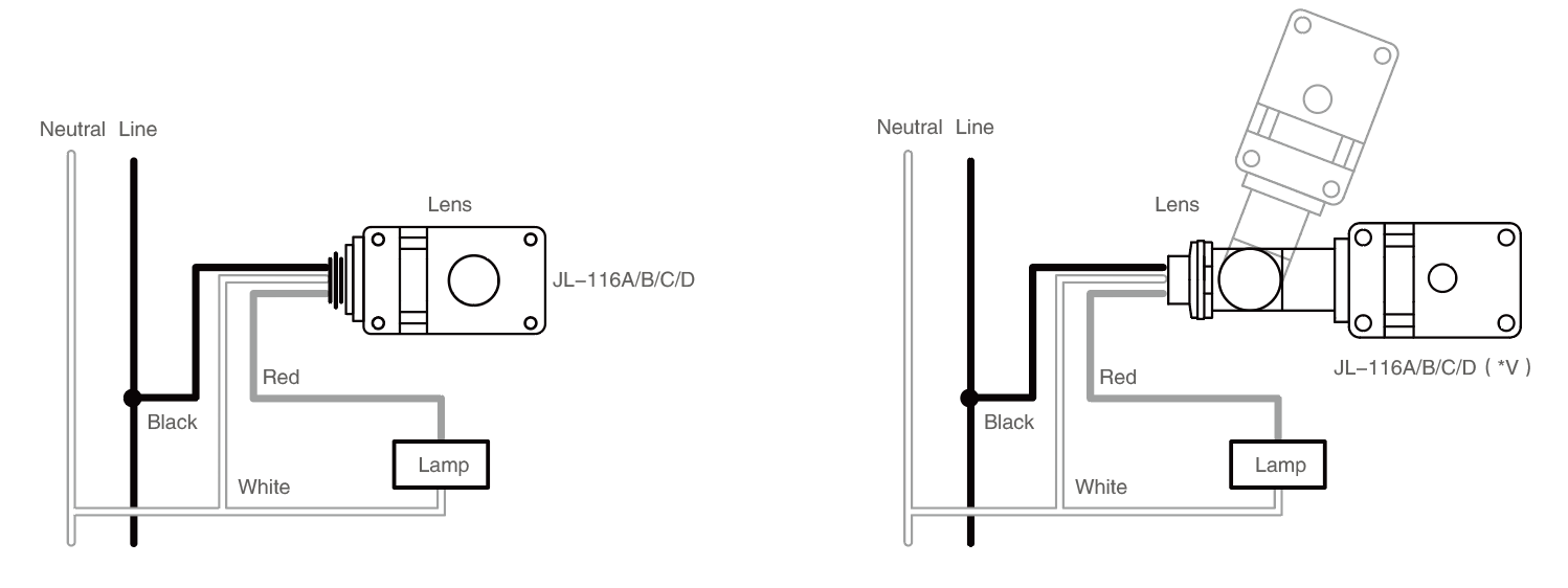 JL-116V ''V'' Version With Light Adjustment Bar Installation