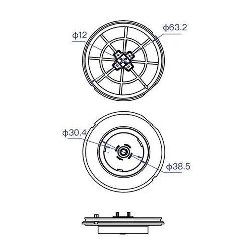 JL-732J Zhaga Interface Light Controller Cover